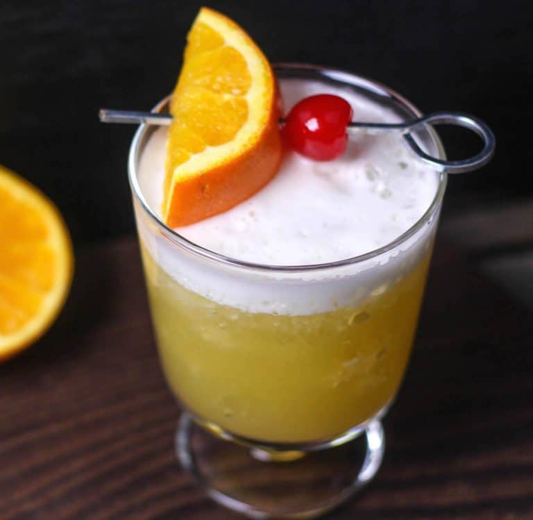 This Orange Juice Whiskey Sour Goes Down Easy