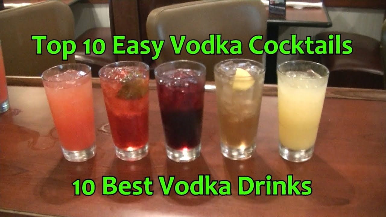Top 10 Vodka Cocktails Easy Vodka Drinks Best Vodka ...