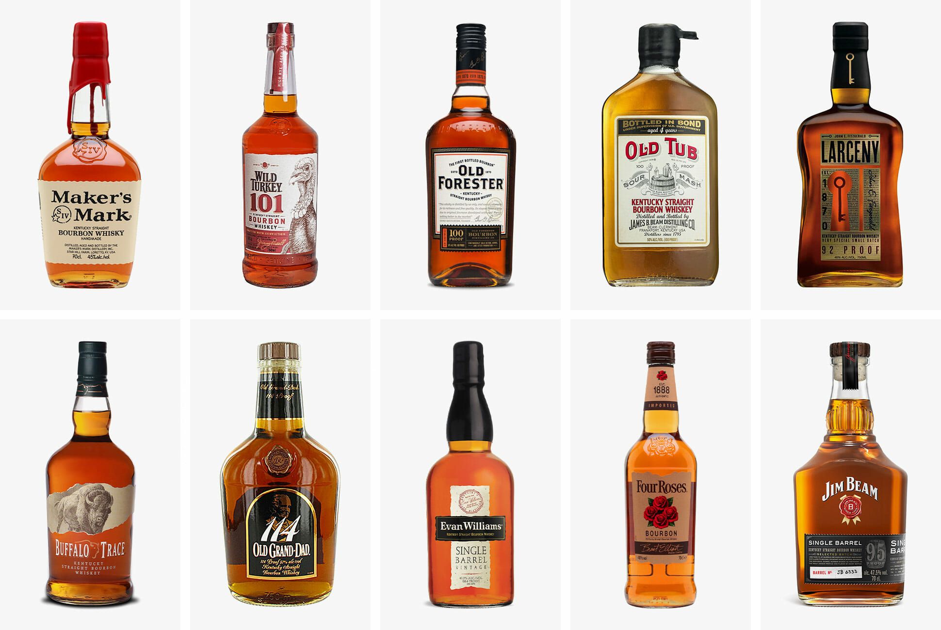 Top Shelf Bourbon Brands List