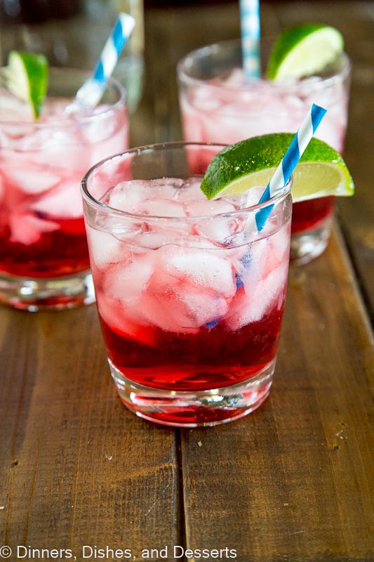 Vodka Cranberry with Lime