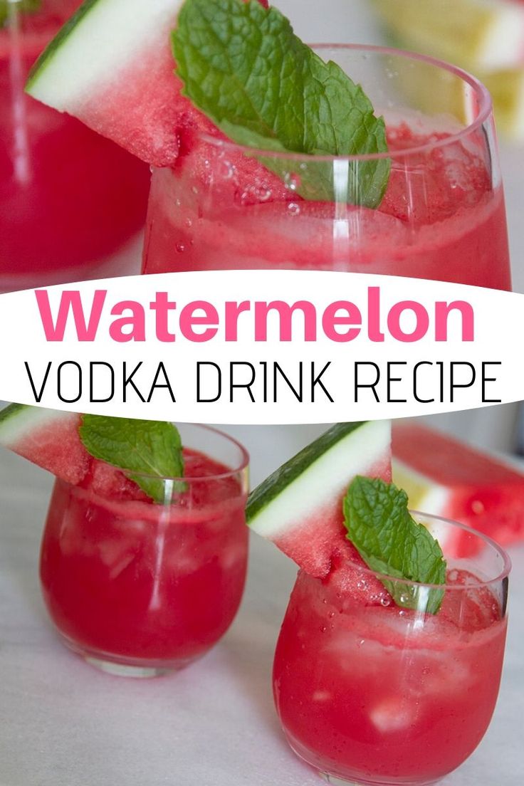 Watermelon Vodka Drink Recipe