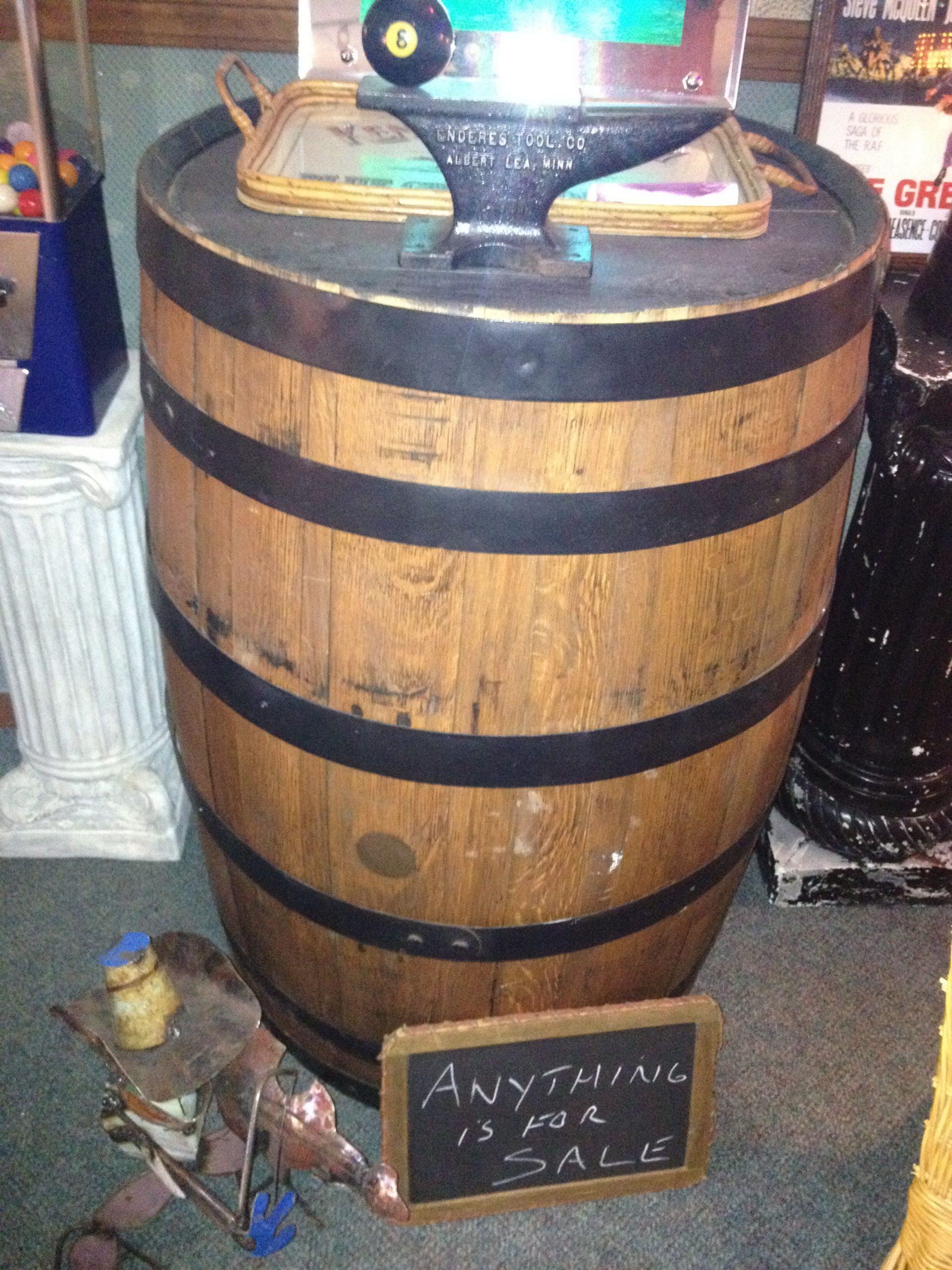 Whiskey barrel... totally mint condition