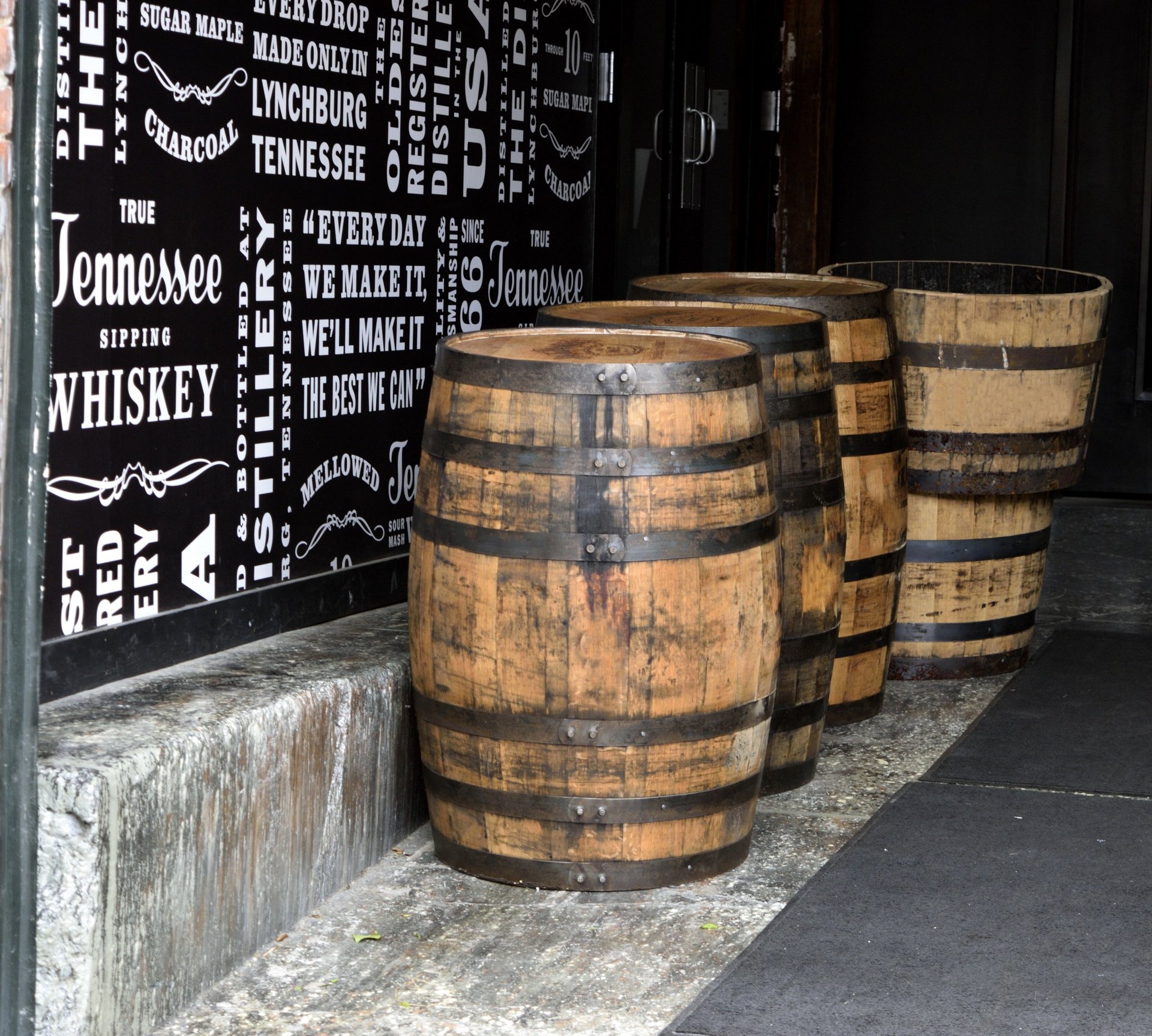 Whiskey Barrels Free Stock Photo