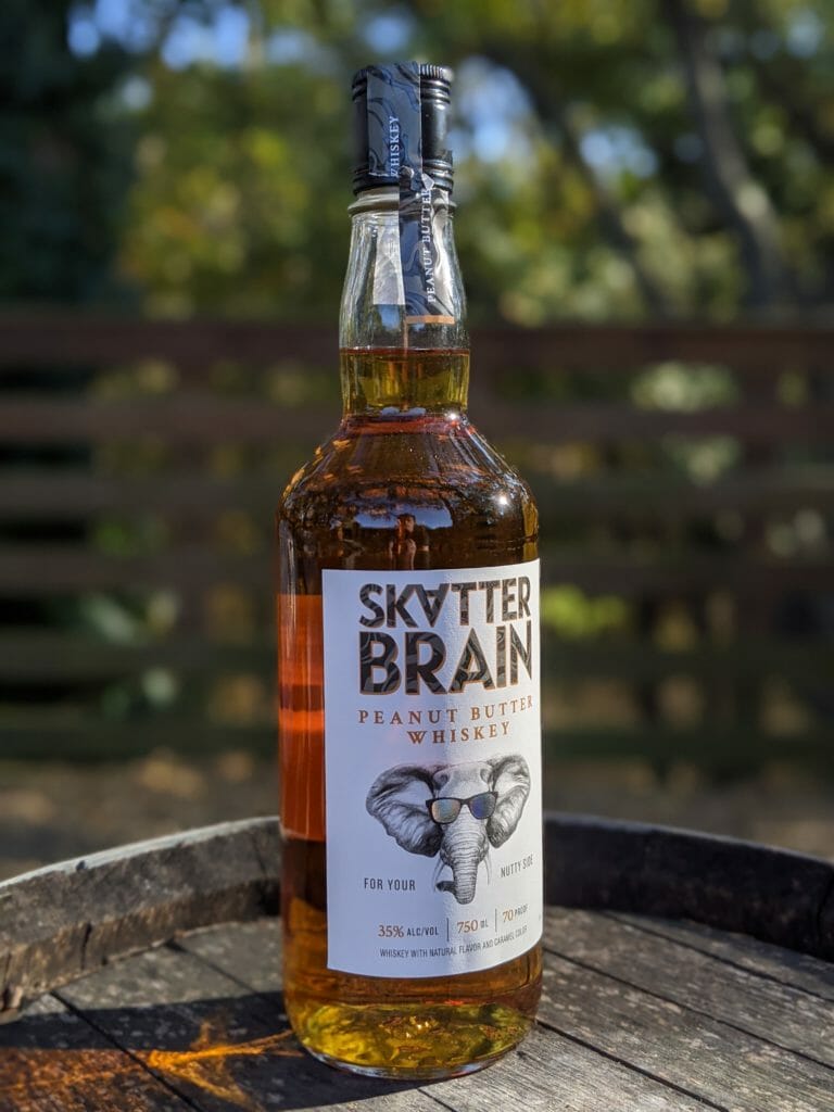 Whiskey Review: Skatterbrain Peanut Butter Whiskey  Thirty