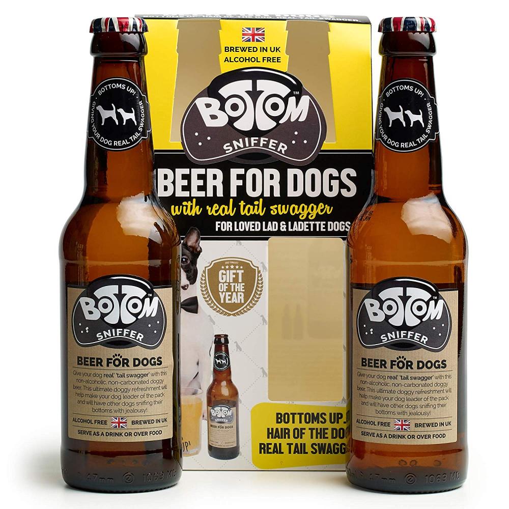 WOOF and BREW Bottom Sniffer Beer For Dogs 2x330ml